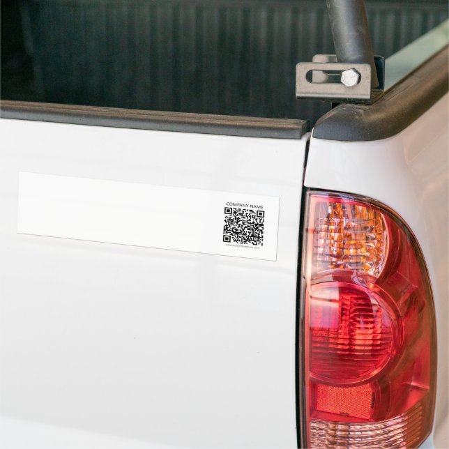 Erstellen Sie Ihren eigenen QR-Code | Schwarz und  Autoaufkleber (Auf Lkw)