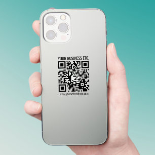 Erstellen Sie Ihren eigenen QR-Code   transparent Aufkleber