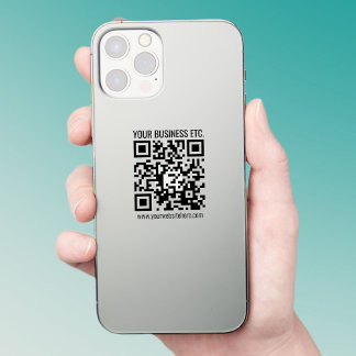 Erstellen Sie Ihren eigenen QR-Code | transparent Aufkleber