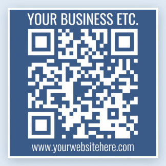 Erstellen Sie Ihren eigenen QR-Code | transparent Aufkleber
