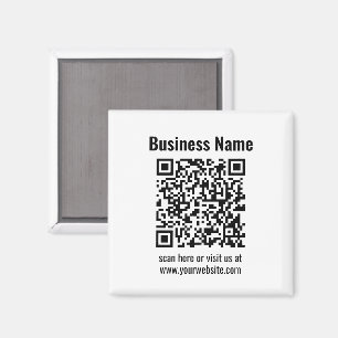 Erstellen Sie Ihren eigenen QR-Code Transparent Magnet