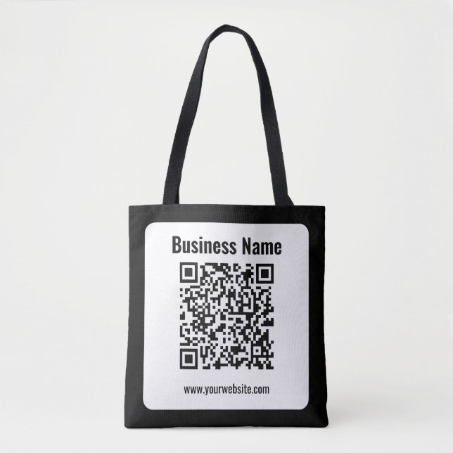 Erstellen Sie Ihren eigenen QR-Code | Transperant Tasche (Vorderseite)