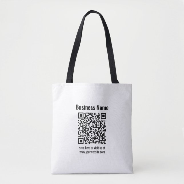 Erstellen Sie Ihren eigenen QR-Code | Transperant Tasche (Vorderseite)