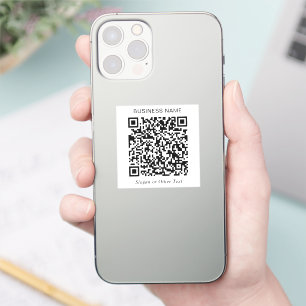 Erstellen Sie Ihren eigenen QR-Code Werbeaktion Aufkleber