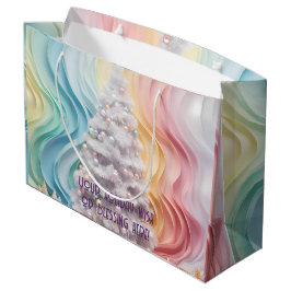 Erstellen Sie Ihren eigenen Regenbogen Weihnachtsb Große Geschenktüte