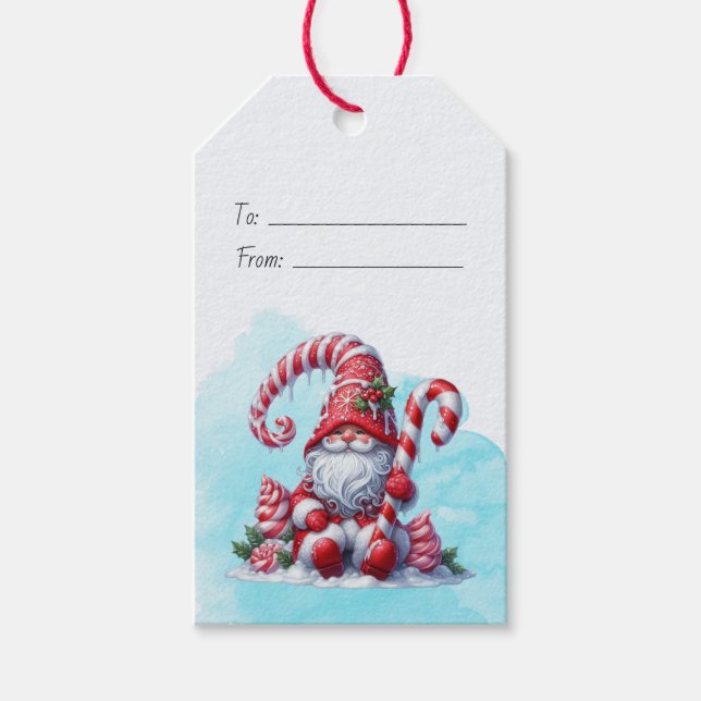 Erstellen Sie Ihren eigenen regulären Peppermint W Geschenkanhänger (Vorderseite)