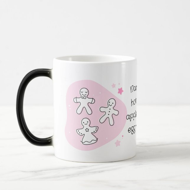 Erstellen Sie Ihren eigenen Retro Gingerbrett Pink Verwandlungstasse (Links)