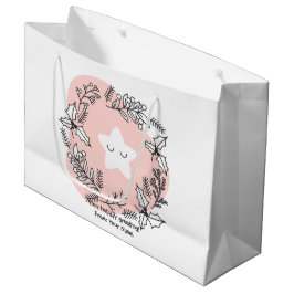 Erstellen Sie Ihren eigenen Retro Weihnachtsstern Große Geschenktüte