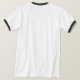 Männer Basic Ringer T-Shirt (Design Rückseite)