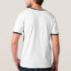 Männer Basic Ringer T-Shirt (Schwarz voll)