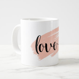 Erstellen Sie Ihren eigenen rosa schwarzen Valenti Jumbo-Tasse