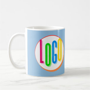 ERSTELLEN SIE IHREN EIGENEN ROUND LOGO-PROTOTYP KAFFEETASSE