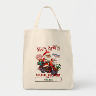 Erstellen Sie Ihren eigenen Santa Scooter-Geschenk Tragetasche