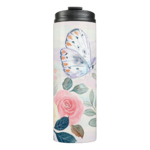 Erstellen Sie Ihren eigenen Schmetterling und Ihre Thermosbecher