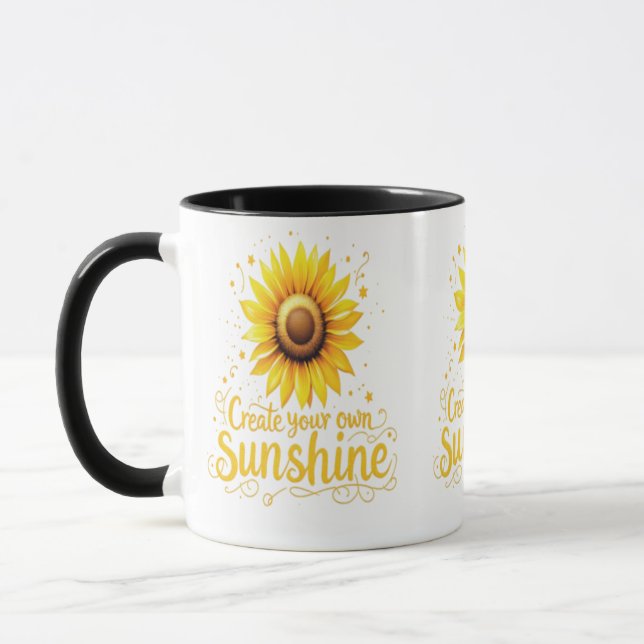 Erstellen Sie Ihren eigenen Sonnenschein - Motivie Tasse (Links)