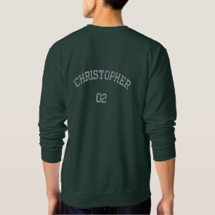 Erstellen Sie Ihren eigenen Spielernamen Jersey Nu Besticktes Sweatshirt
