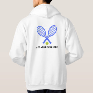 Erstellen Sie Ihren eigenen Tennisspieler Hoodie