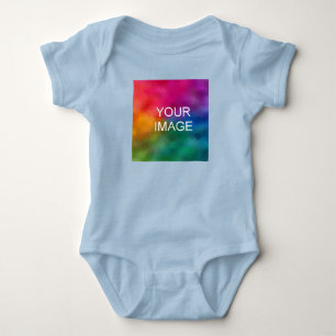 Erstellen Sie Ihren eigenen Text Hinzufügen Foto h Baby Strampler