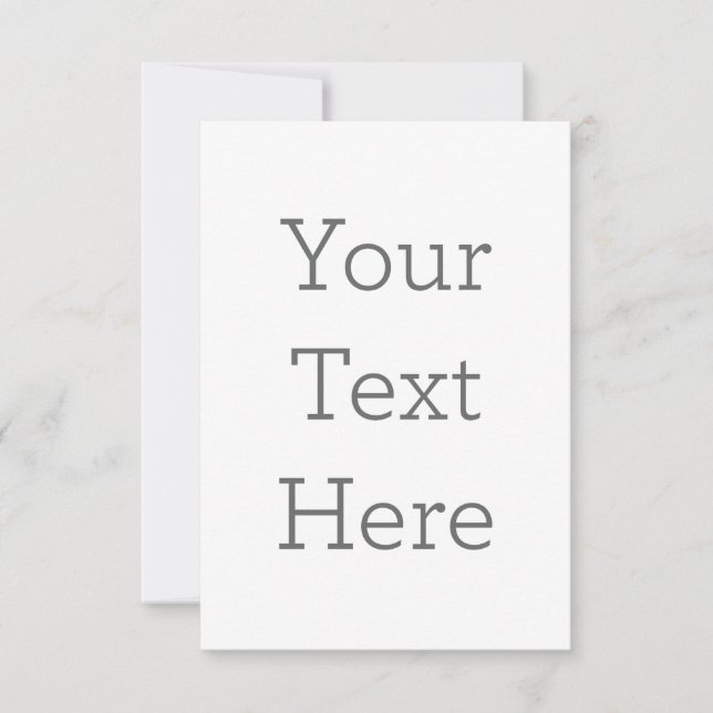 8.89 cm x 12.7 cm Flache Dankeskarte (Vorderseite)