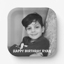 Erstellen Sie Ihren eigenen Text und eine benutzer Pappteller