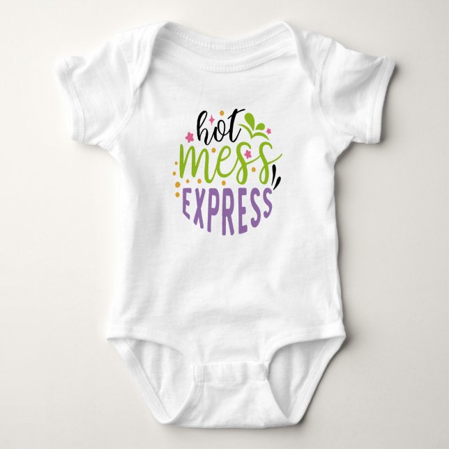 Erstellen Sie Ihren eigenen Text und Ihr eigenes D Baby Strampler (Vorderseite)
