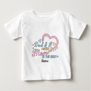 Erstellen Sie Ihren eigenen Vater und ich stimme z Baby T-shirt