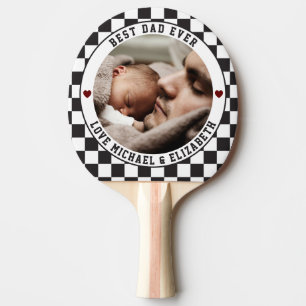 Erstellen Sie Ihren eigenen Vatertag Bester Vater Tischtennis Schläger
