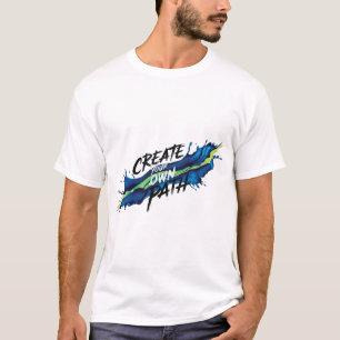 Erstellen Sie Ihren eigenen Weg lebendiges Inspira T-Shirt