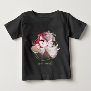 Erstellen Sie Ihren eigenen Weihnachtsgel Baby T-shirt
