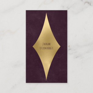 Erstellen Sie Ihren eigenen Wein & Gold-Diamant Visitenkarte