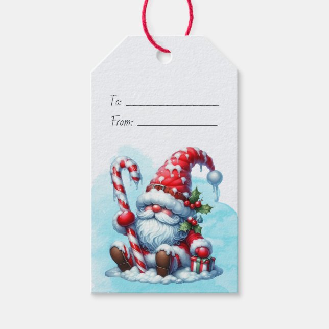 Erstellen Sie Ihren eigenen Western Peppermint Wei Geschenkanhänger (Vorderseite)