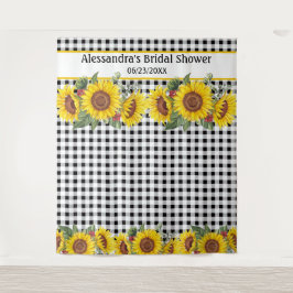 Erstellen Sie Ihren Foto-Stand Hintergrund Gingham Wandteppich