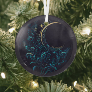 Erstellen Sie Ihren magischen blühenden Mond Ornament Aus Glas