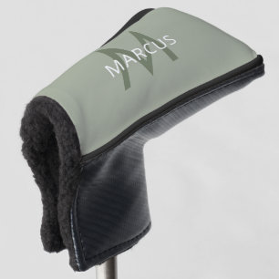 Erstellen Sie Ihren Monogram Light Green Putter Golf Headcover