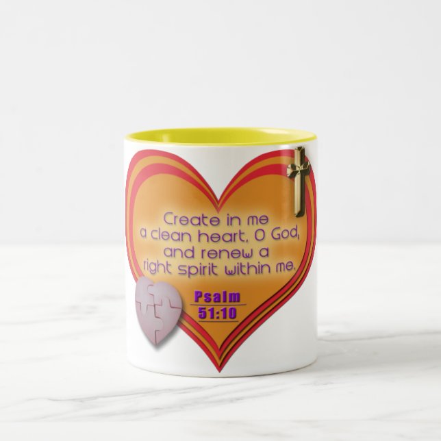 Erstellen Sie in mir eine Christliche Tasse für sa (Mittel)