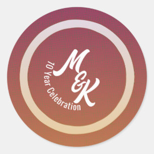 Erstellen Sie Personalisierte Feiertage-Sticker Runder Aufkleber