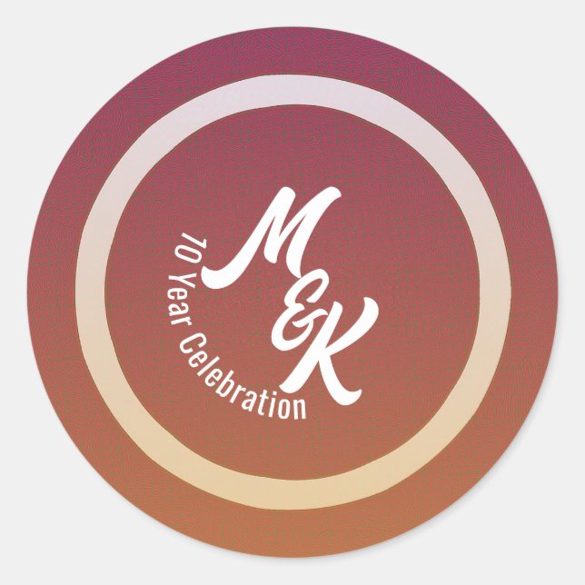 Erstellen Sie Personalisierte Feiertage-Sticker Runder Aufkleber (Vorderseite)