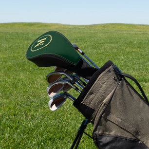 Erstellen Sie Personalisiertes Grünes Gold Mit Mon Golf Headcover