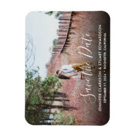 Erstellen Sie Save the Date Ihr eigenes Foto Magnet