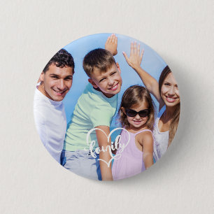 Erstellen Sie selbst Familien-Schriftzug Individue Button