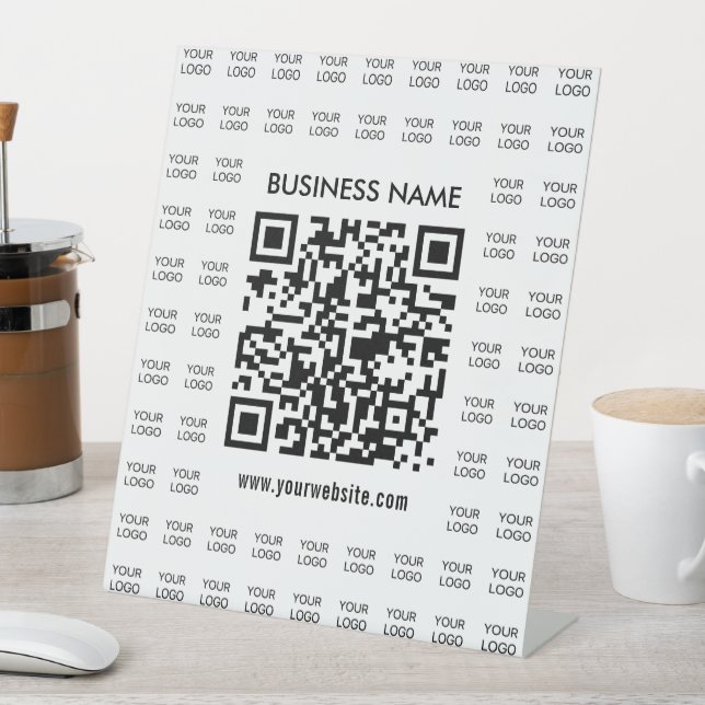 Erstellen Sie sofort ein skalierbares QR-Code- und Sockelschild (In Situ)