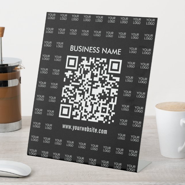 Erstellen Sie sofort ein skalierbares QR-Code- und Sockelschild (In Situ)