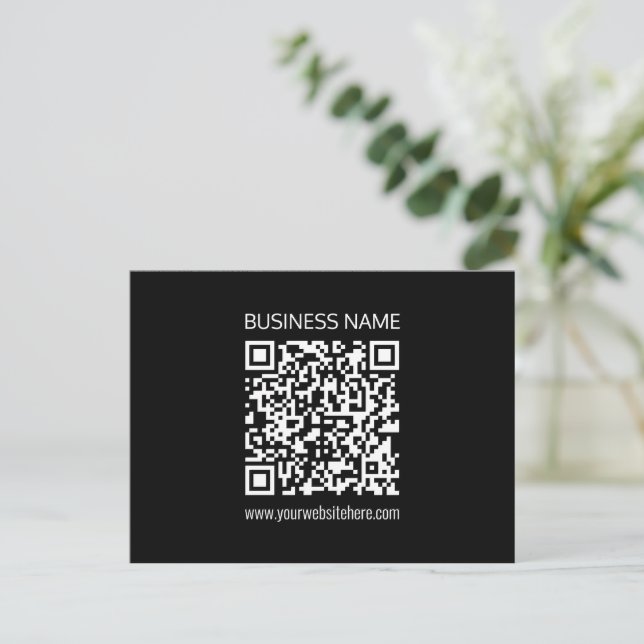 Erstellen Sie sofort einen QR-Code mit der URL Ihr Postkarte (Stehend Vorderseite)