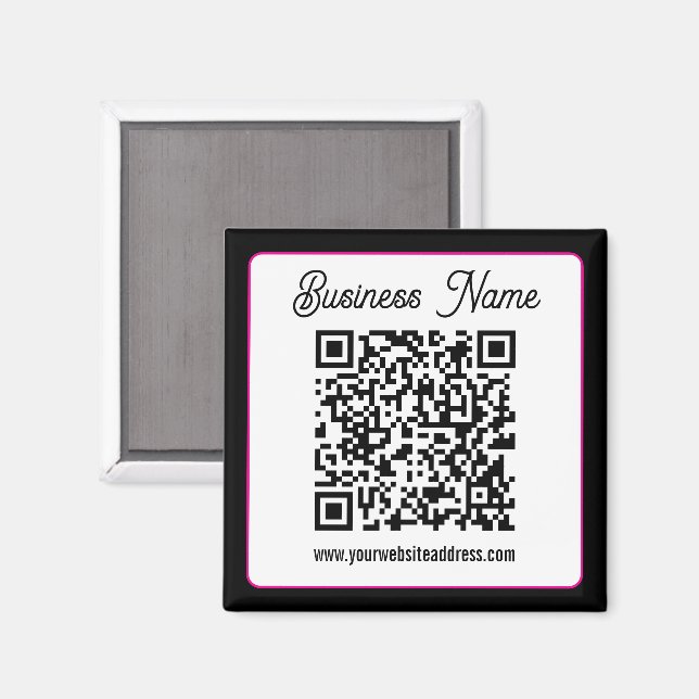 Erstellen Sie sofort einen scannbaren QR-Code für  Magnet (Vorderseite/Rückseite)