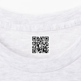Erstellen Sie sofort QR-Code | Wasserdichte Kleidu Etiketten