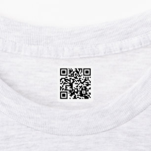 Erstellen Sie sofort QR-Code   Wasserdichte Kleidu Etiketten