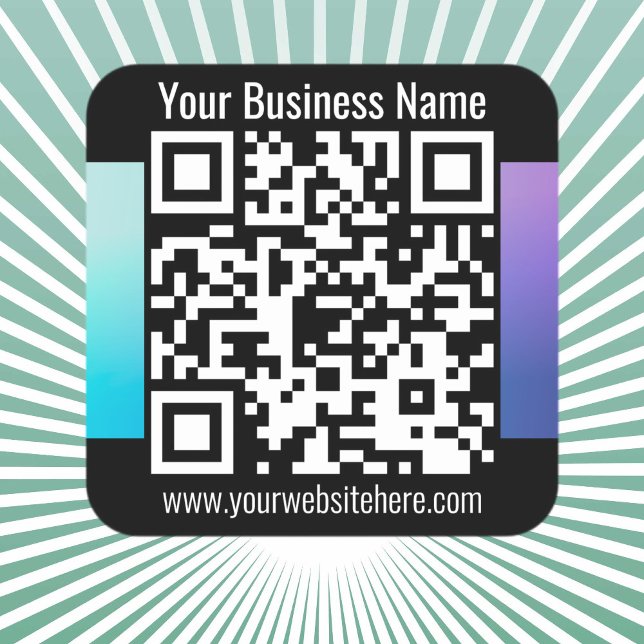 ERSTELLEN SIE STÄNDIG SCANNBAREN QR-Code Quadratischer Aufkleber (Von Creator hochgeladen)