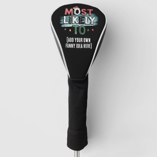😂 erstellen Sie wahrscheinlich ein lustiges Weihn Golf Headcover (Vorderseite)