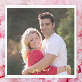 Erstellen von benutzerdefinierten Foto Text Party  Serviette