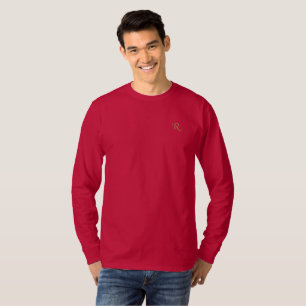 Erstellen von benutzerdefinierten Mens Weihnachts- Besticktes Langarmshirt